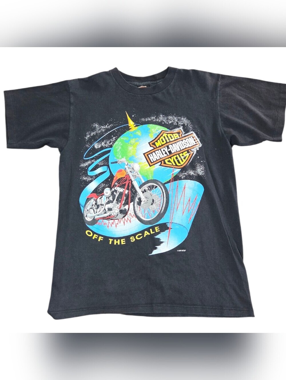 Vintage 80s Harley Davidson Off The Scale Sz Medium Single Stitch Fun Wear
